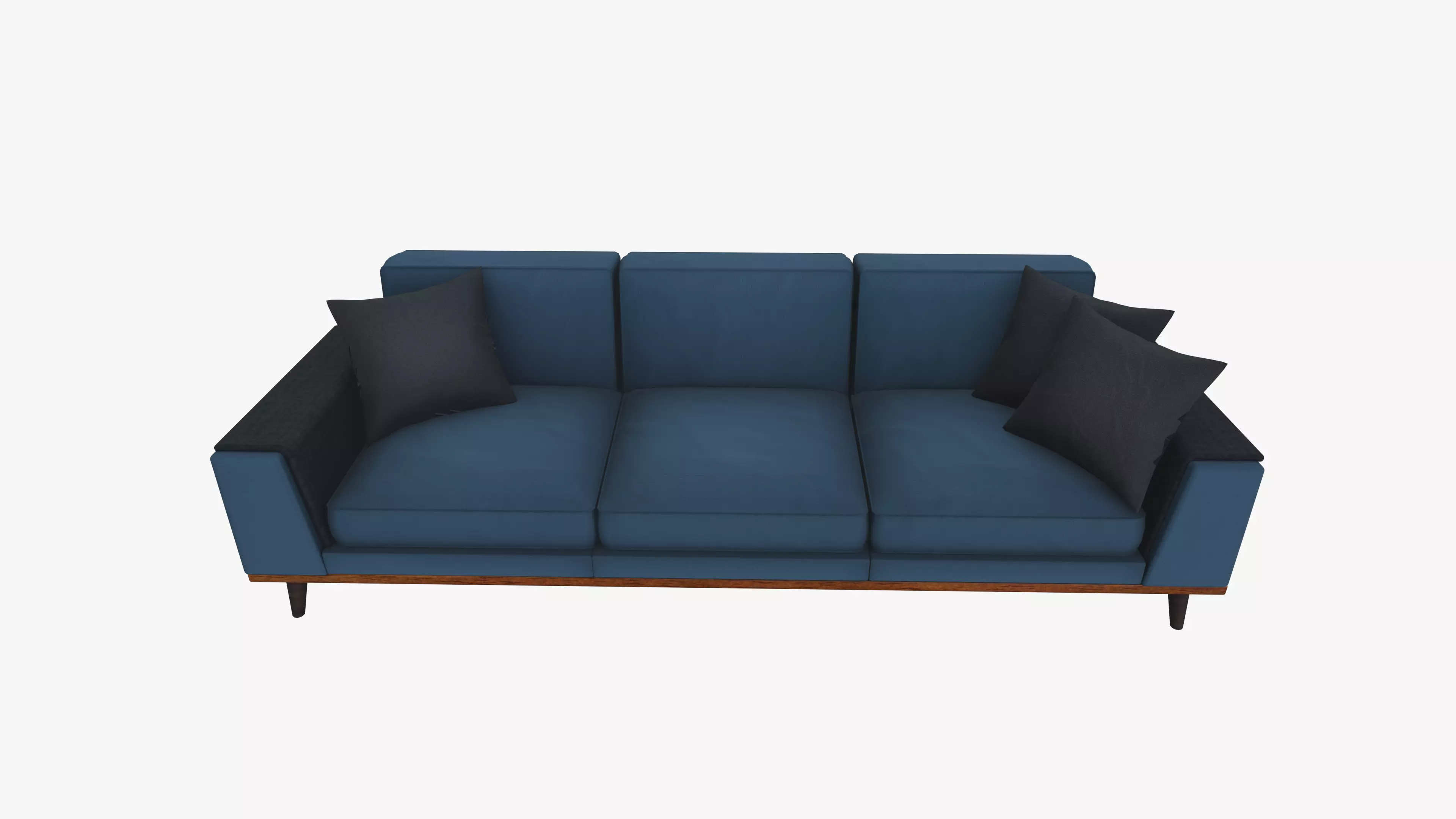 Leather Seating Sofa 3D model_0