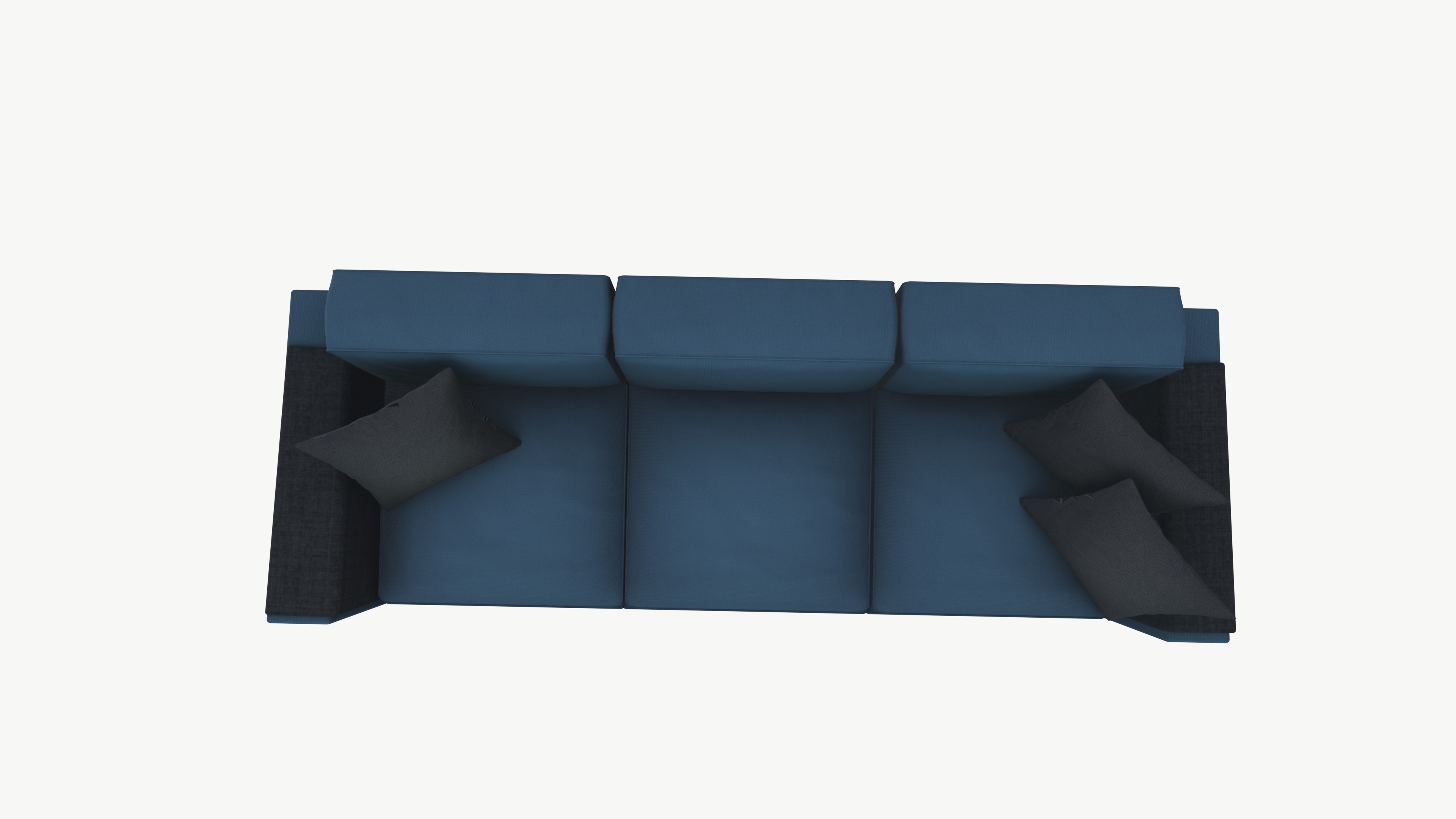 Leather Seating Sofa 3D model_6