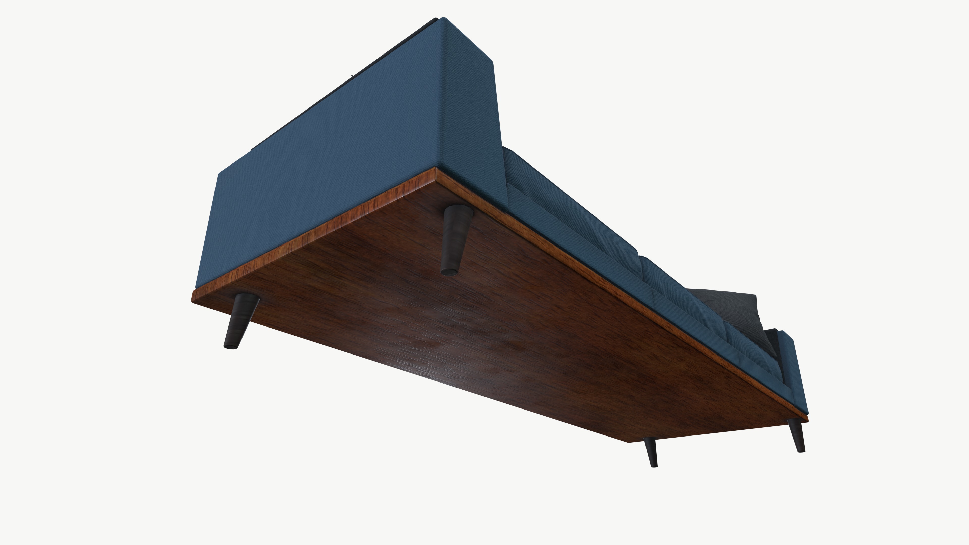 Leather Seating Sofa 3D model_5