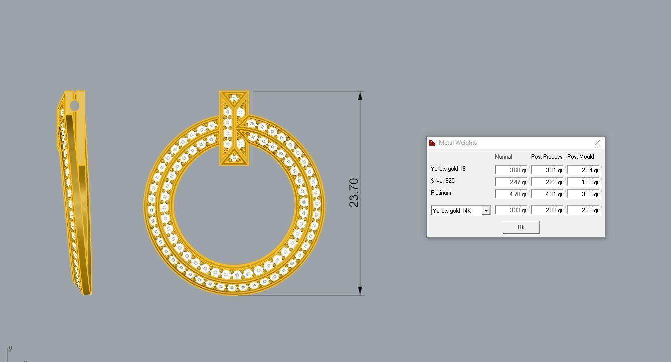 Tiffany Pendant 3D print model_3