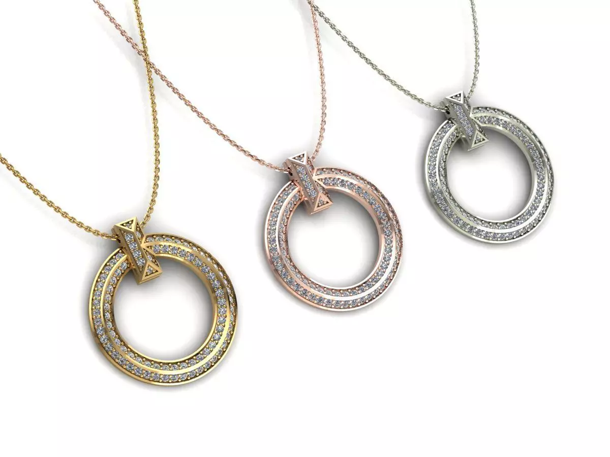 Tiffany Pendant 3D print model_0