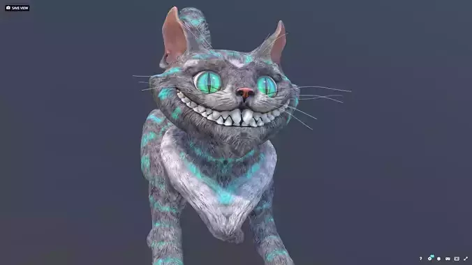M0006 Cheshire Cat 3d model