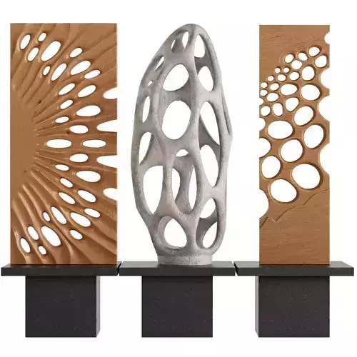 Organic sculptures Set