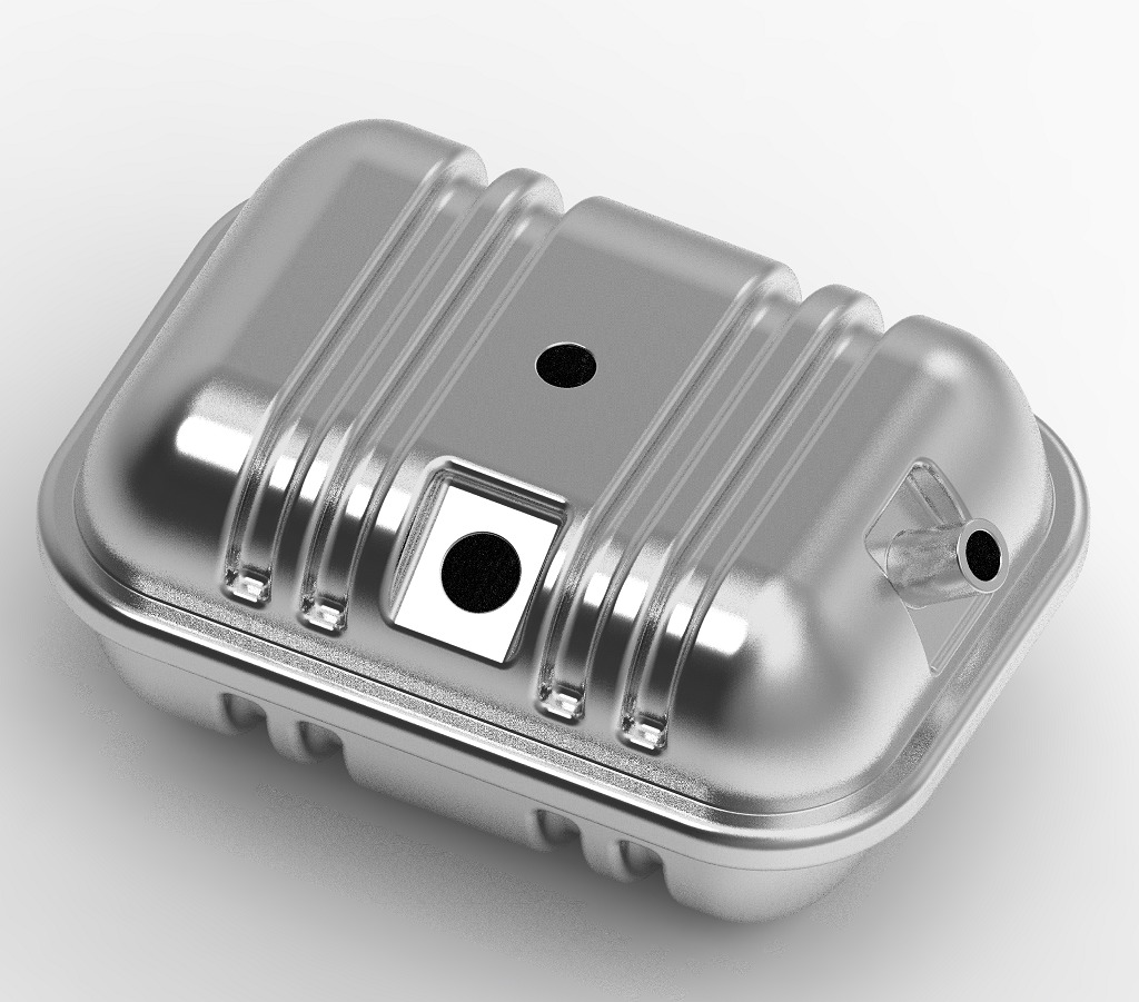 Truck Fuel Tank 3D print model_1