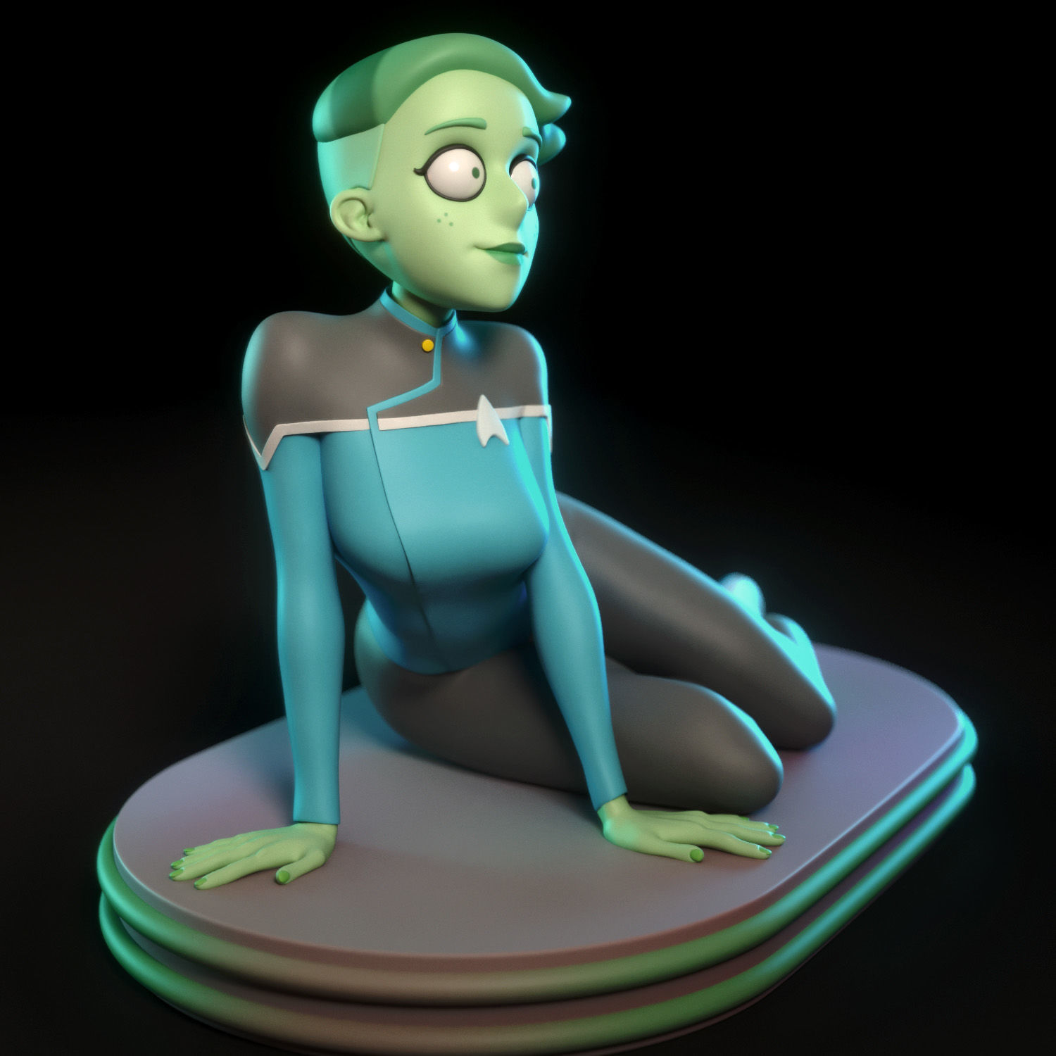 DVana Tendi from Star Trek Lower Decks 3D print model_1