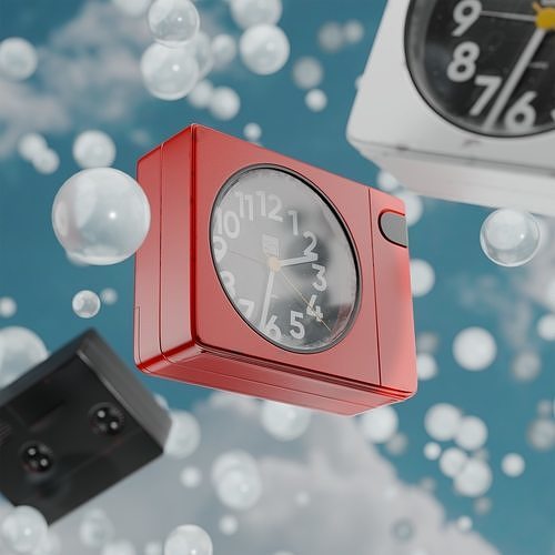 Casio Clock 3D model