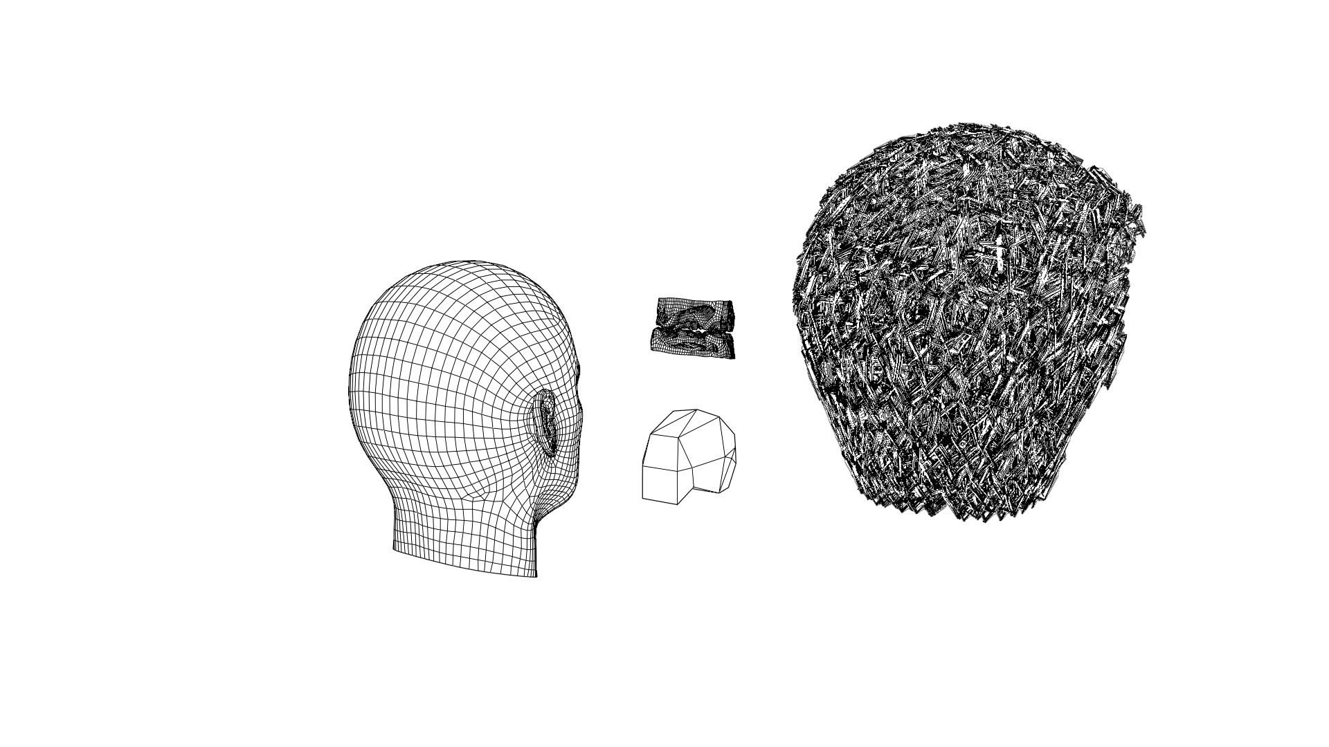 Albert Einstein UV Map Head 3D model_14