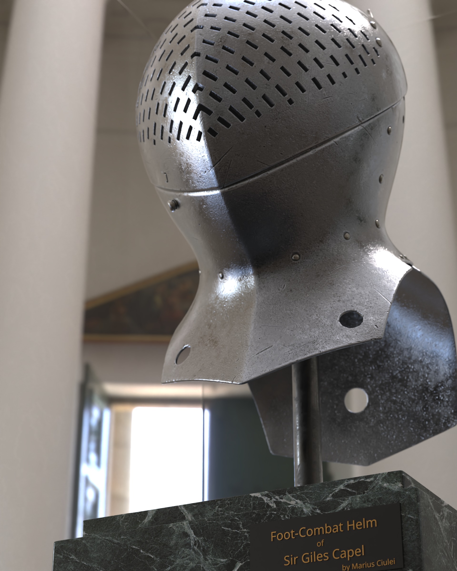 Helm Of Sir Giles Capel 3D model_7