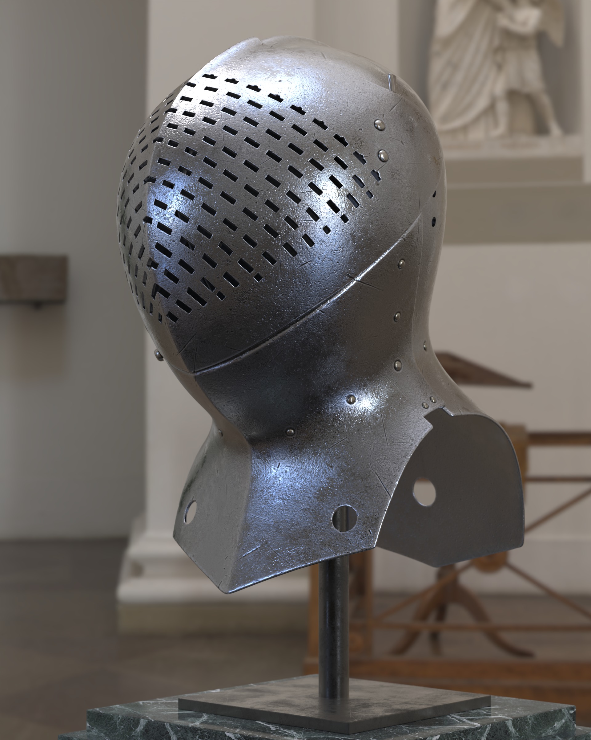 Helm Of Sir Giles Capel 3D model_4