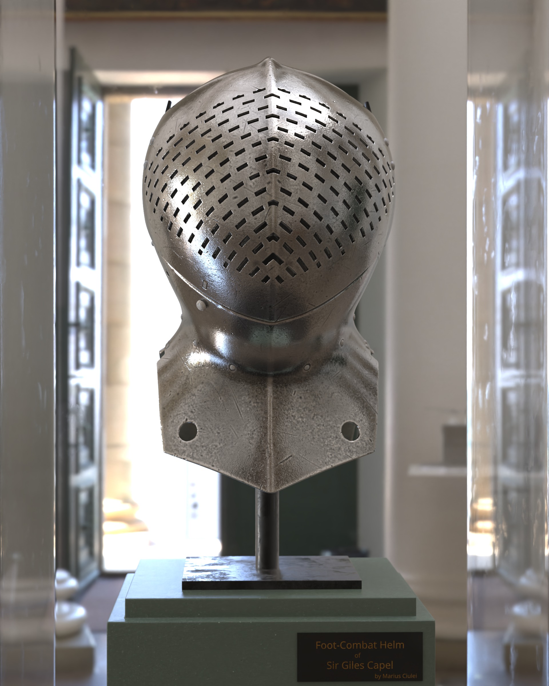 Helm Of Sir Giles Capel 3D model_2