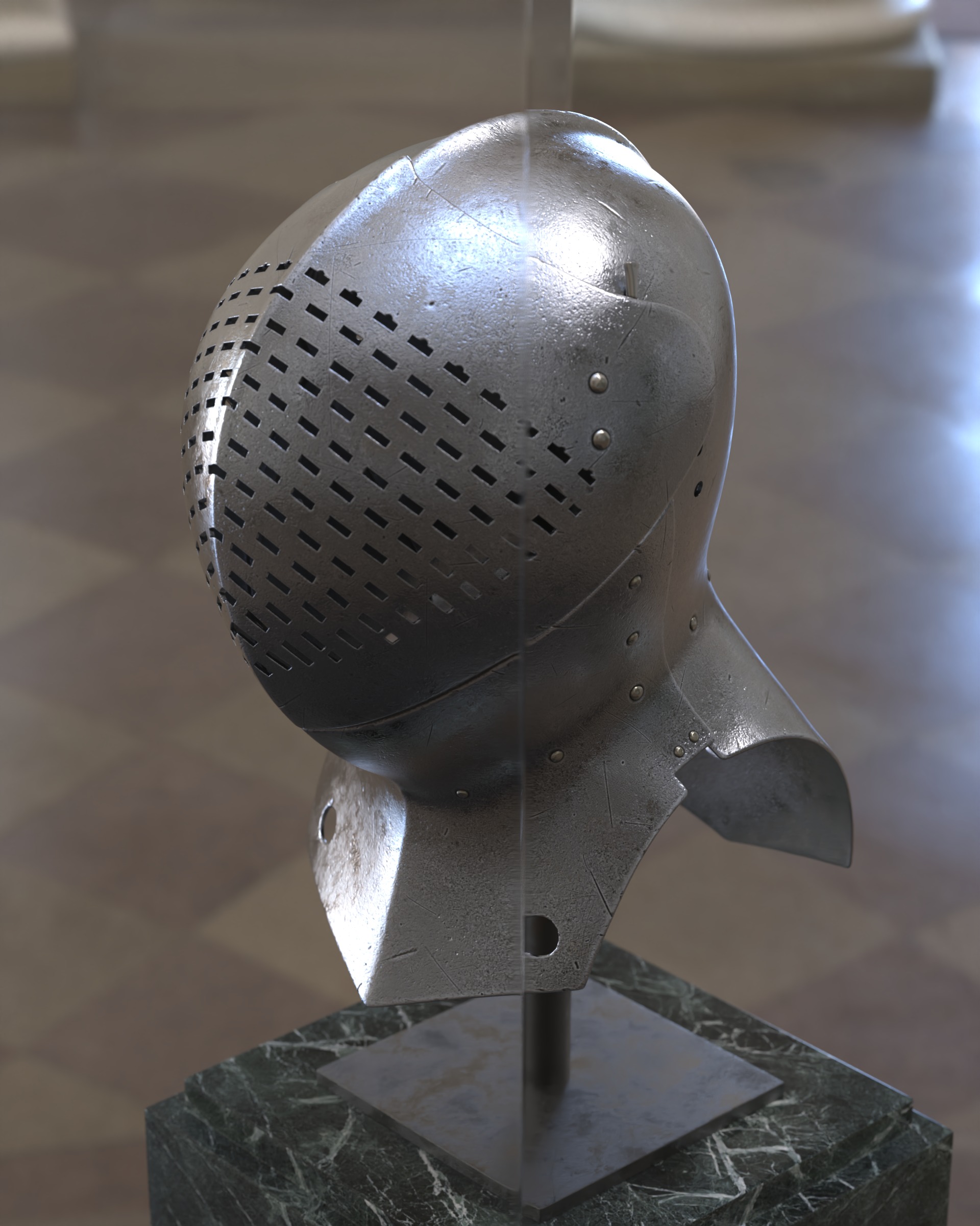 Helm Of Sir Giles Capel 3D model_6