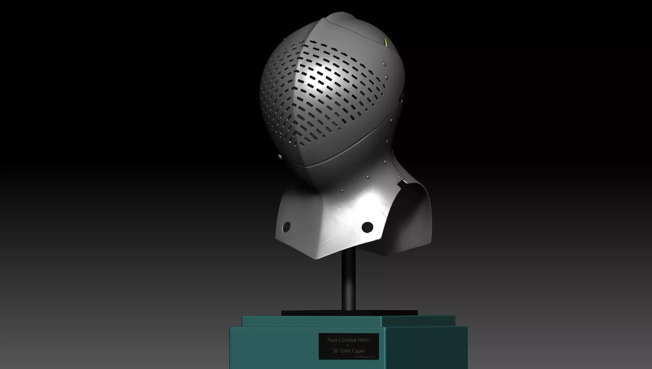 Helm Of Sir Giles Capel 3D model_0