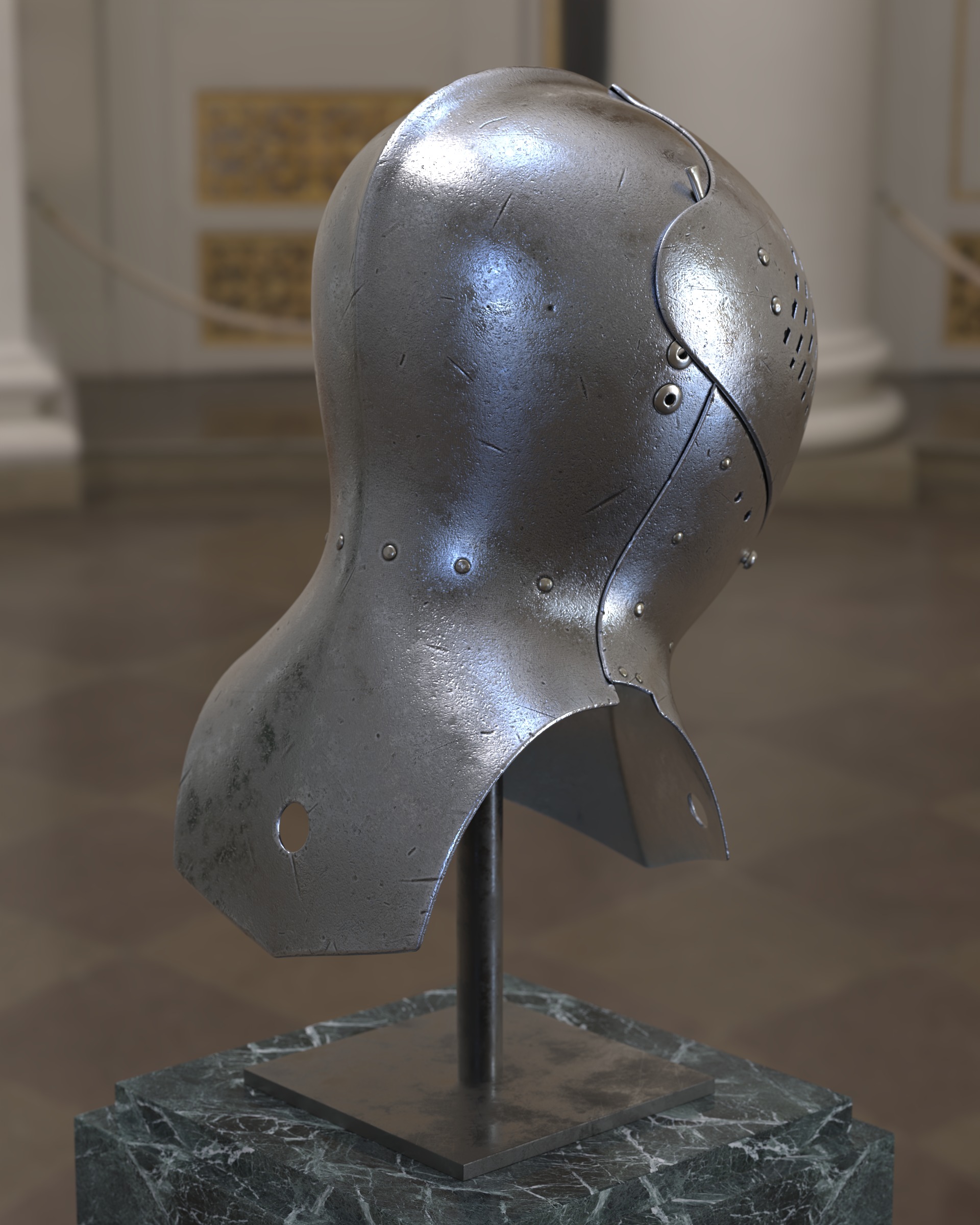 Helm Of Sir Giles Capel 3D model_5