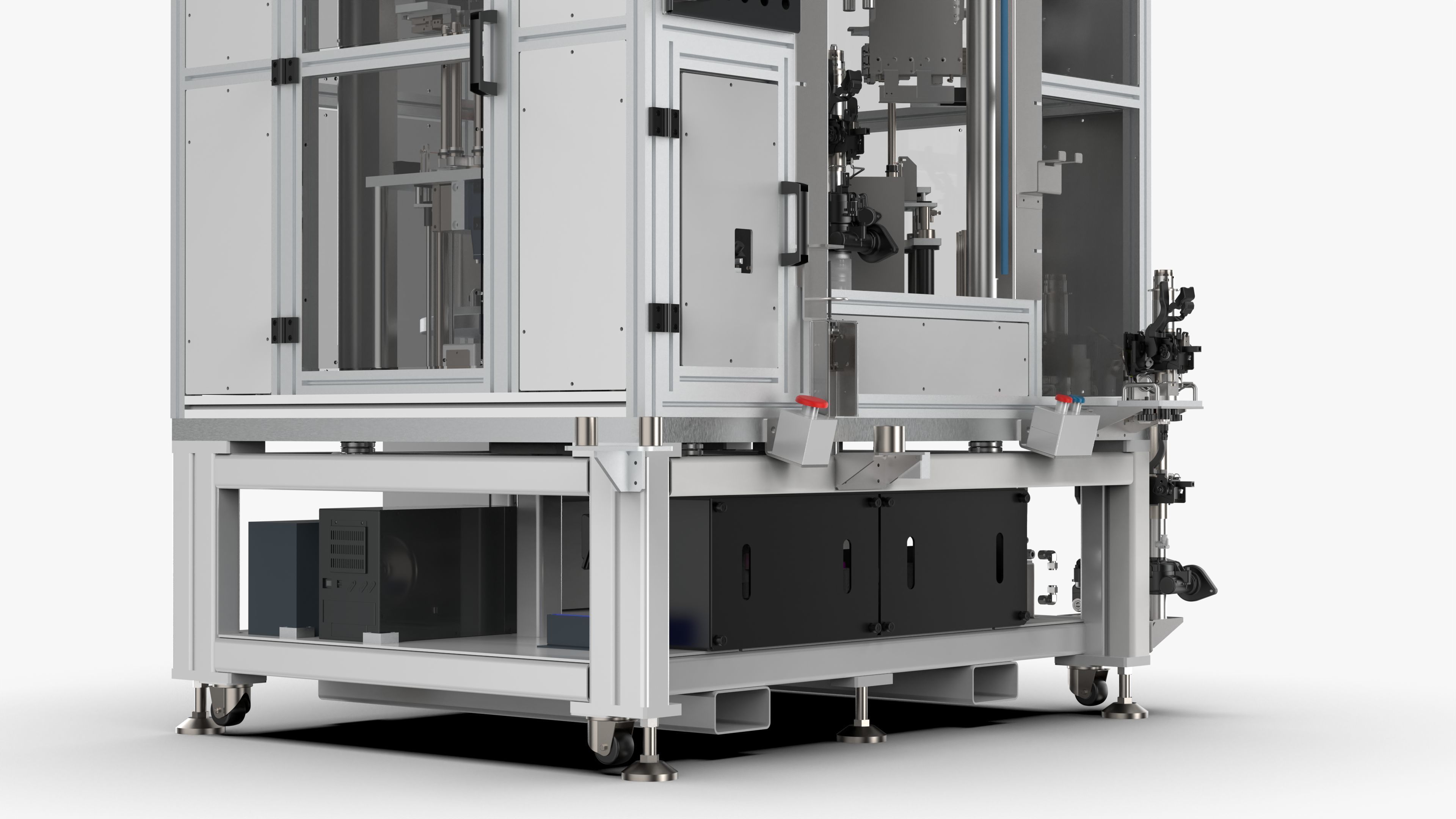 Automatic Press Fit Circlip Shaft Assembly Machine 3D model_20