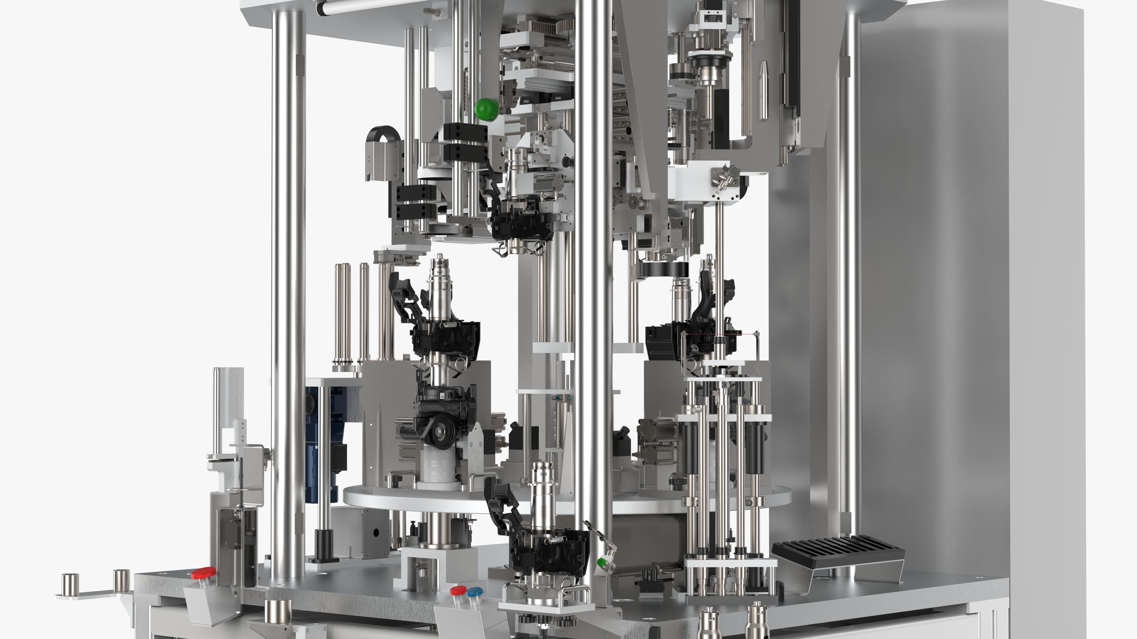 Automatic Press Fit Circlip Shaft Assembly Machine 3D model_23