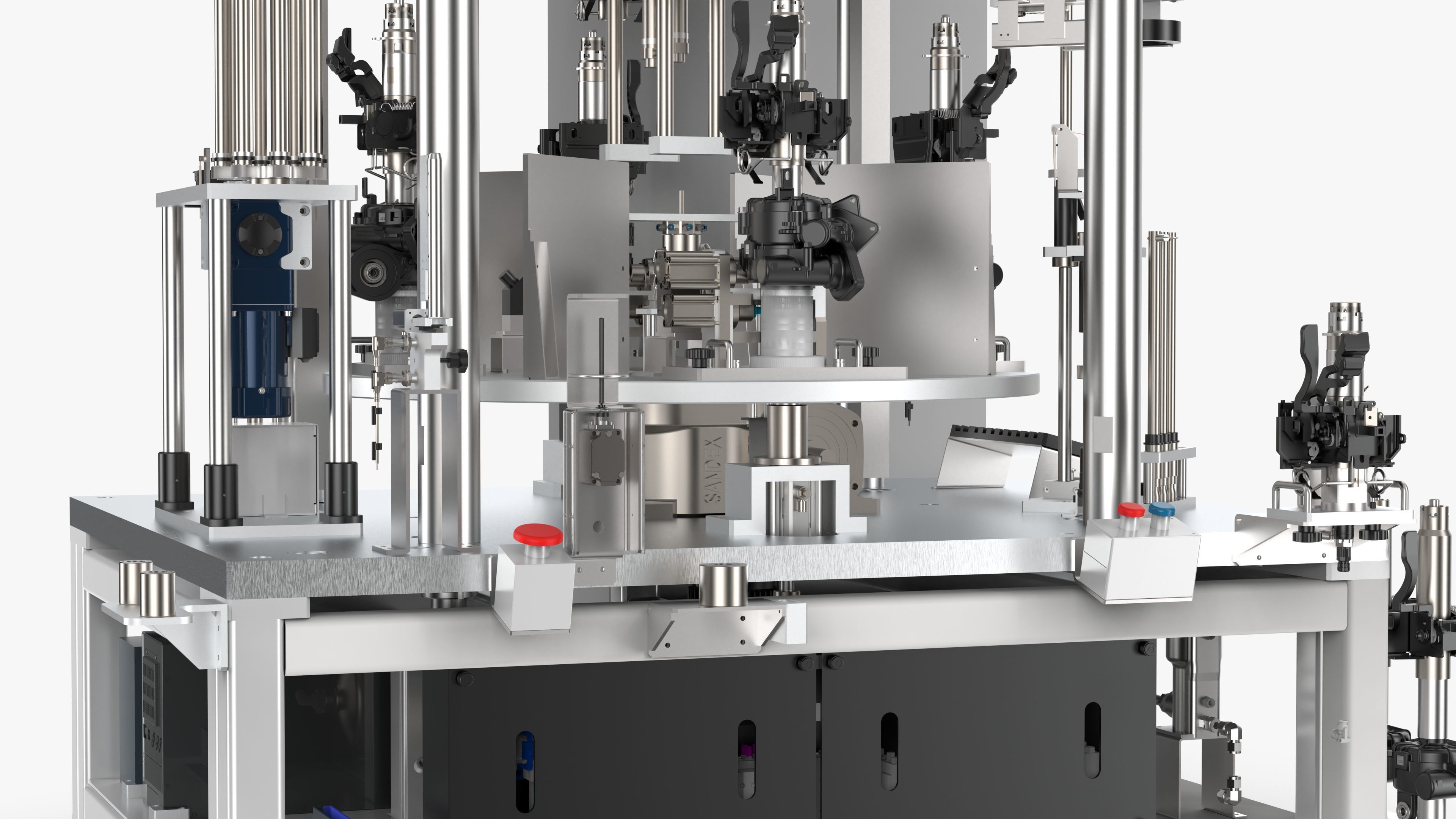 Automatic Press Fit Circlip Shaft Assembly Machine 3D model_27