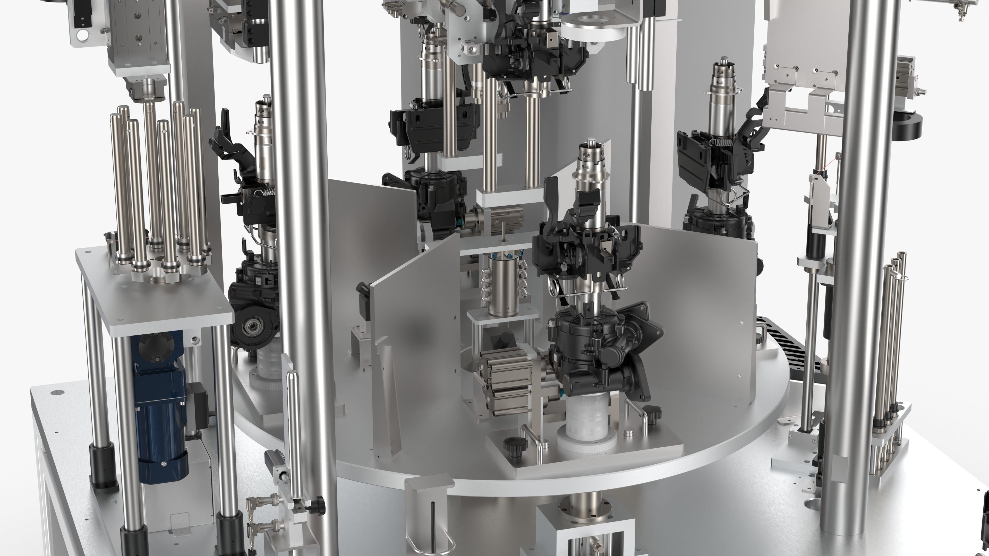 Automatic Press Fit Circlip Shaft Assembly Machine 3D model_29