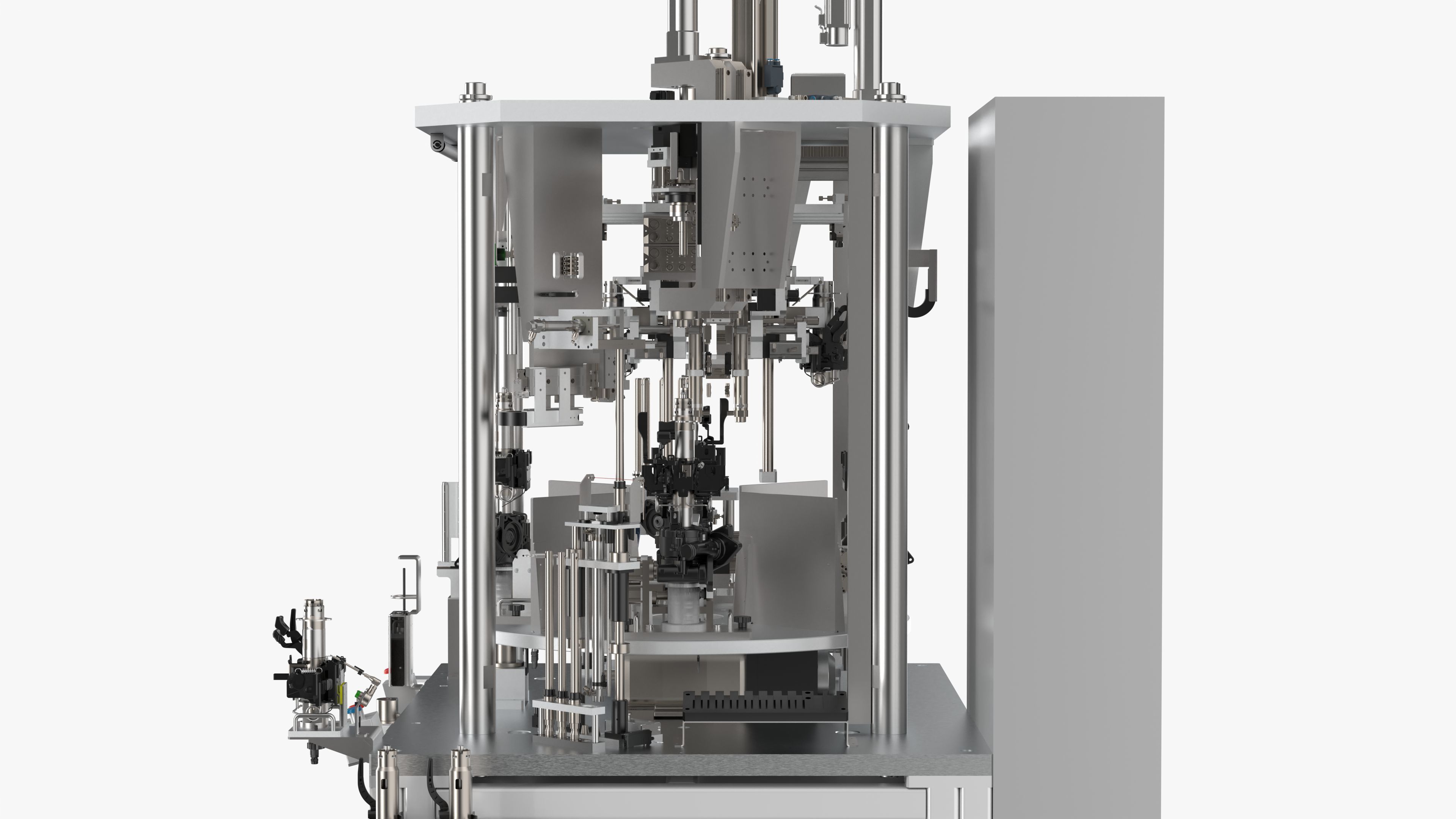 Automatic Press Fit Circlip Shaft Assembly Machine 3D model_26