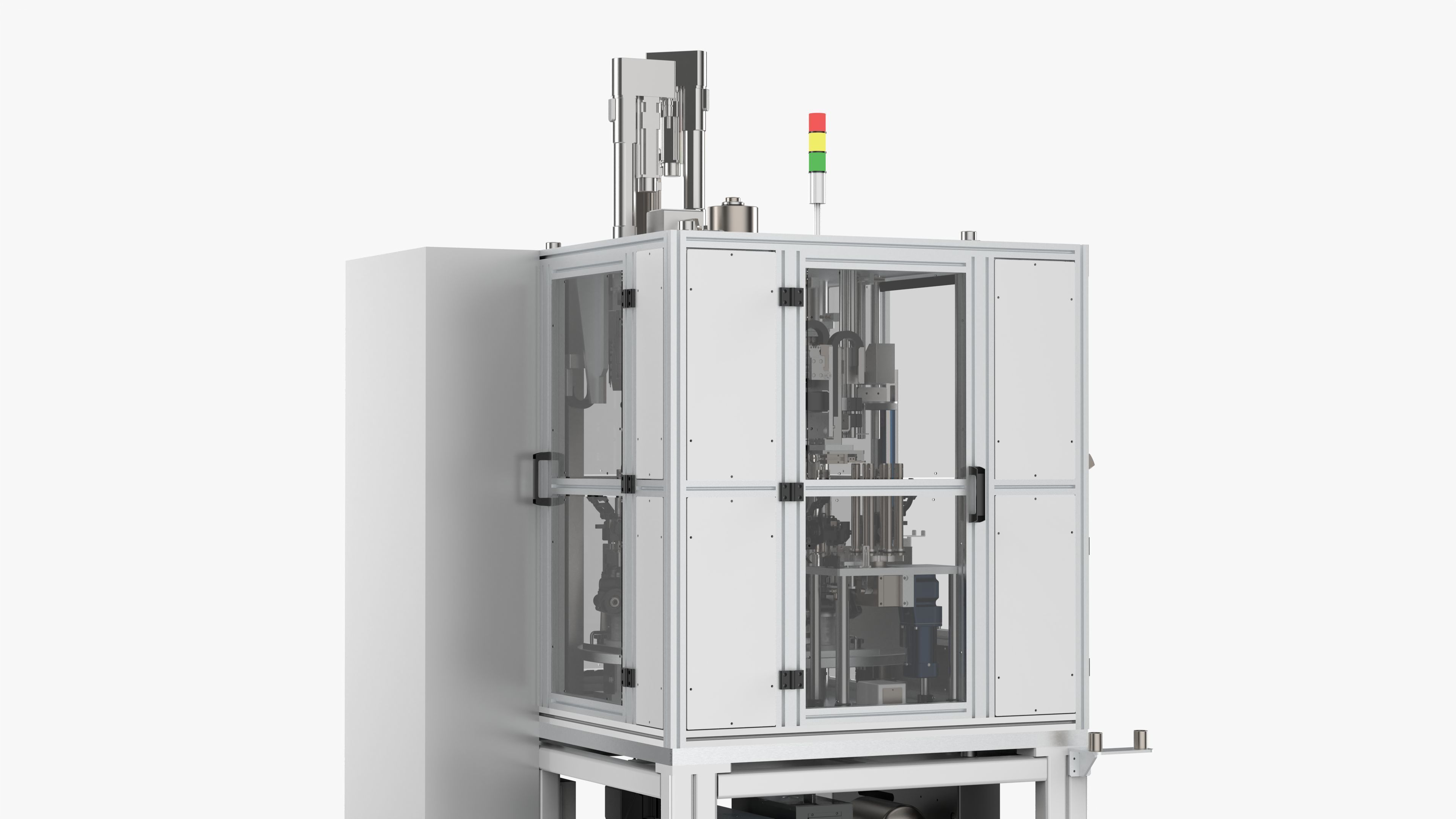 Automatic Press Fit Circlip Shaft Assembly Machine 3D model_19