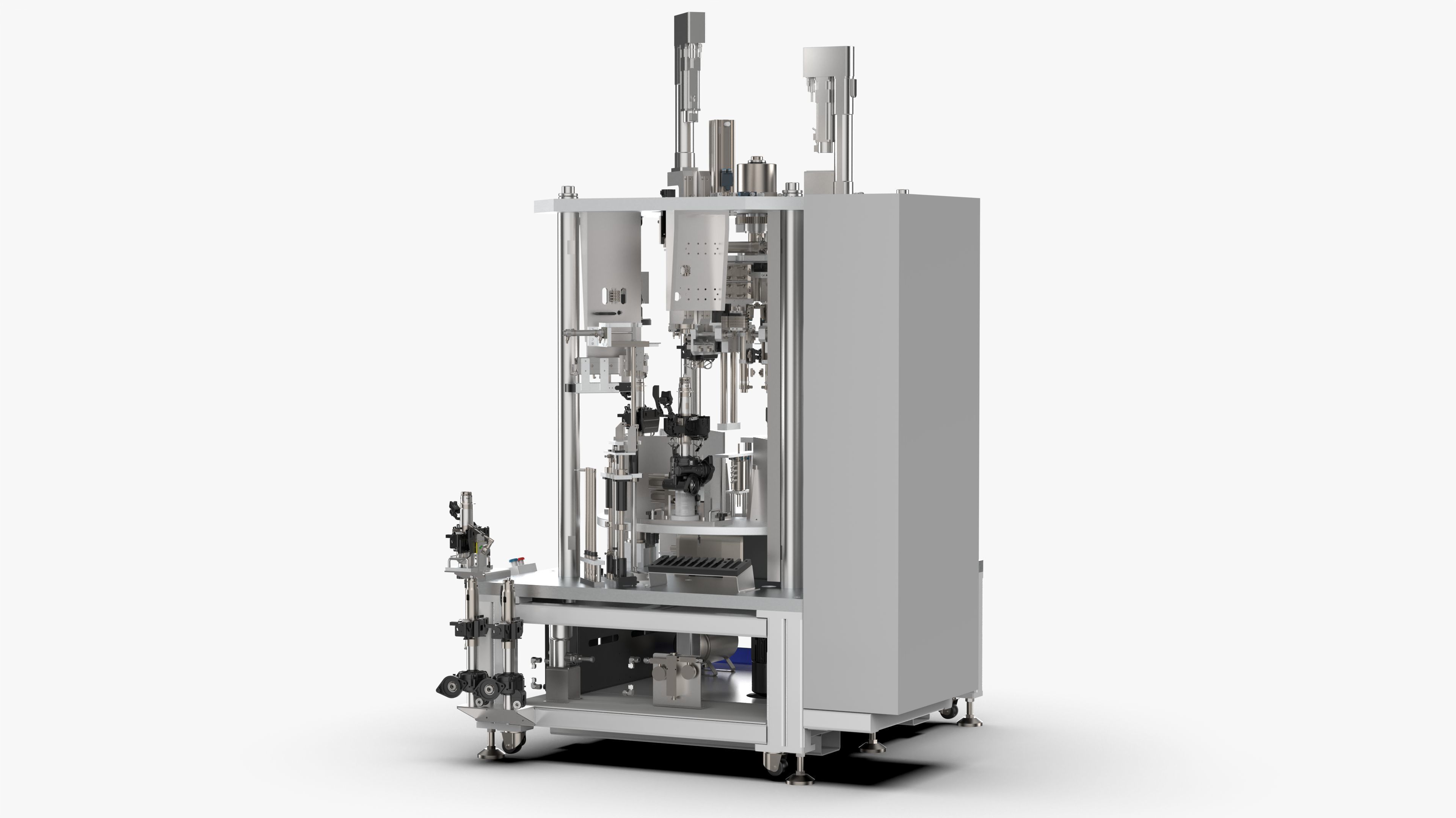 Automatic Press Fit Circlip Shaft Assembly Machine 3D model_35