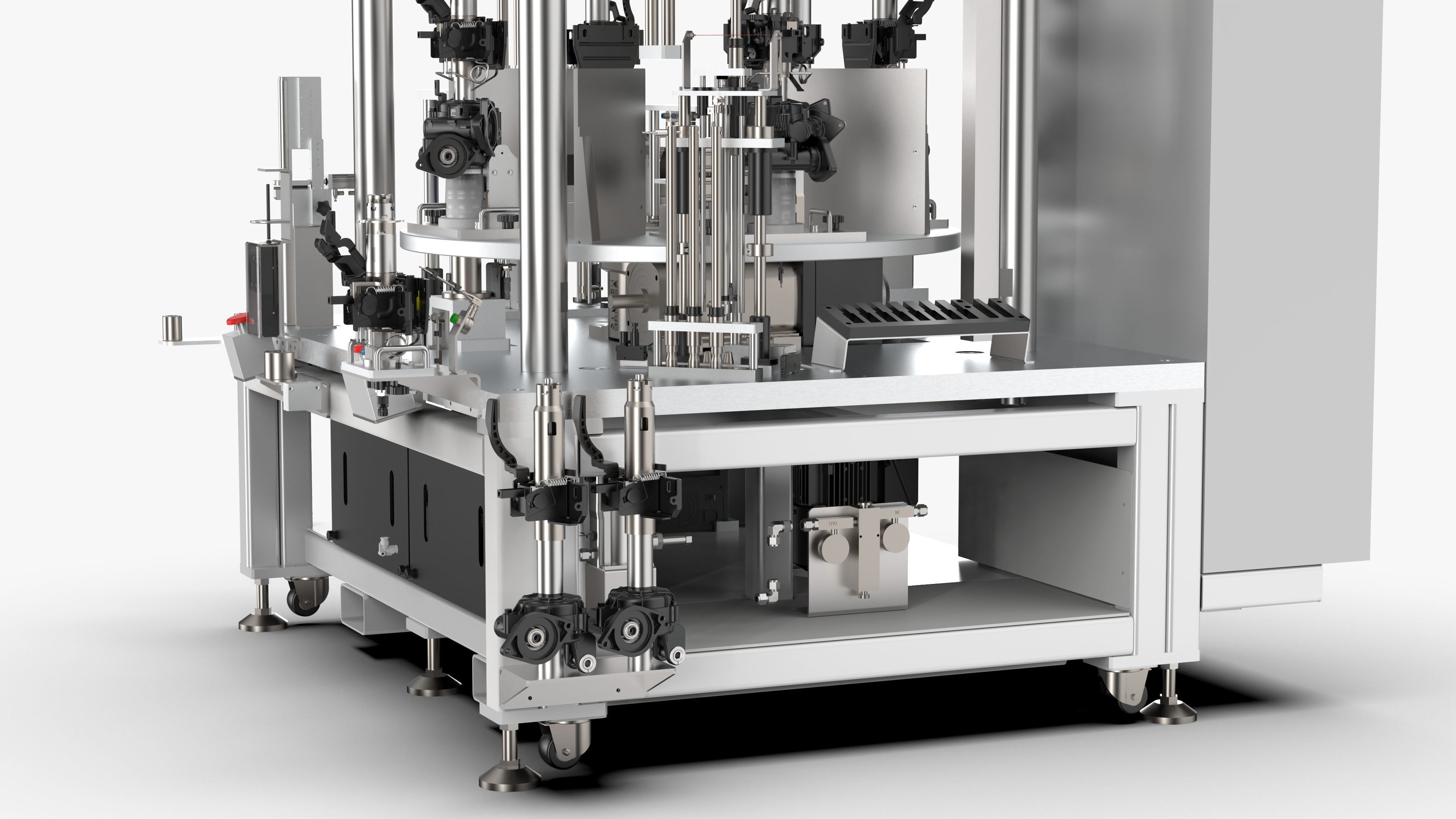 Automatic Press Fit Circlip Shaft Assembly Machine 3D model_28