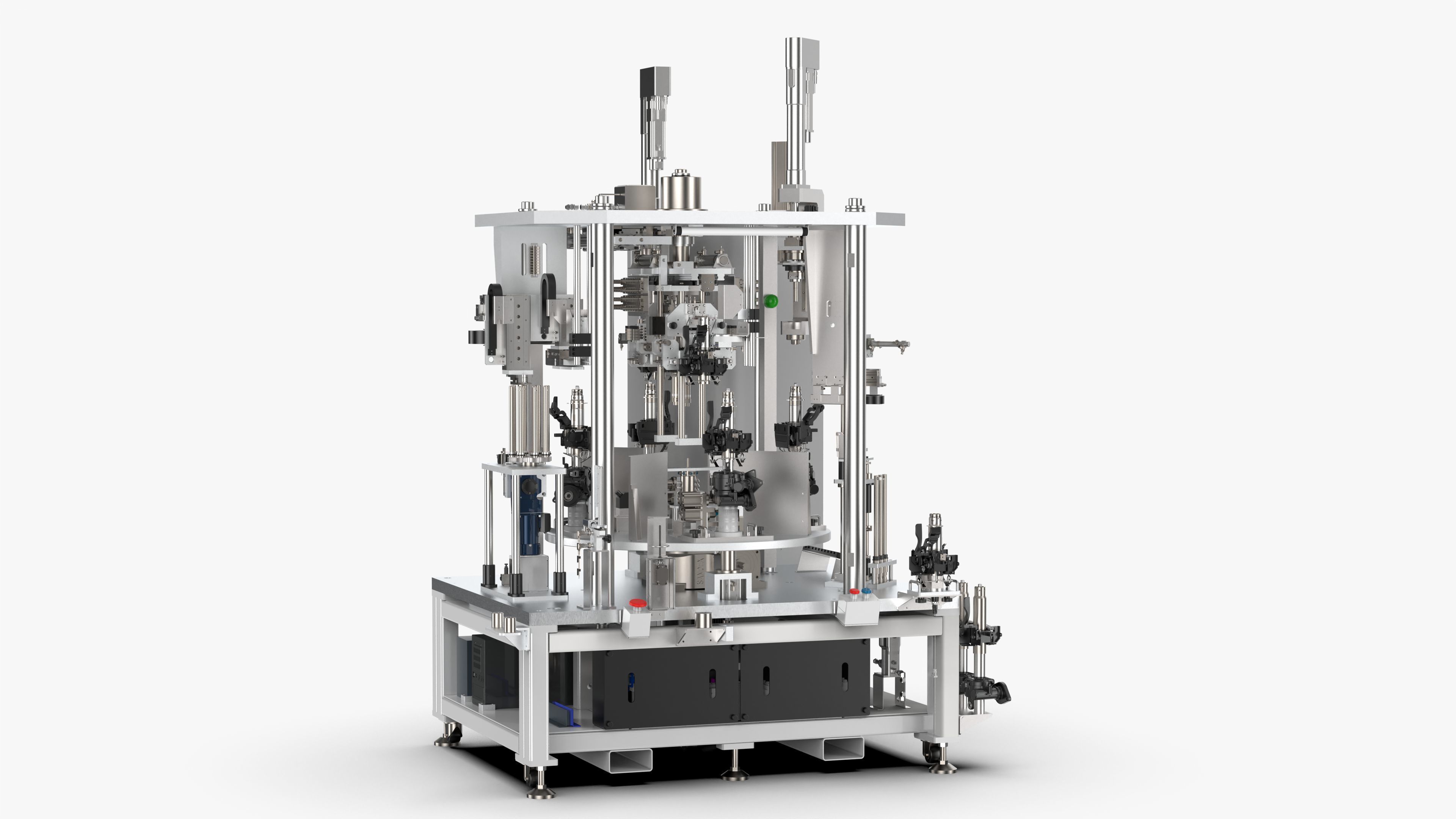 Automatic Press Fit Circlip Shaft Assembly Machine 3D model_32