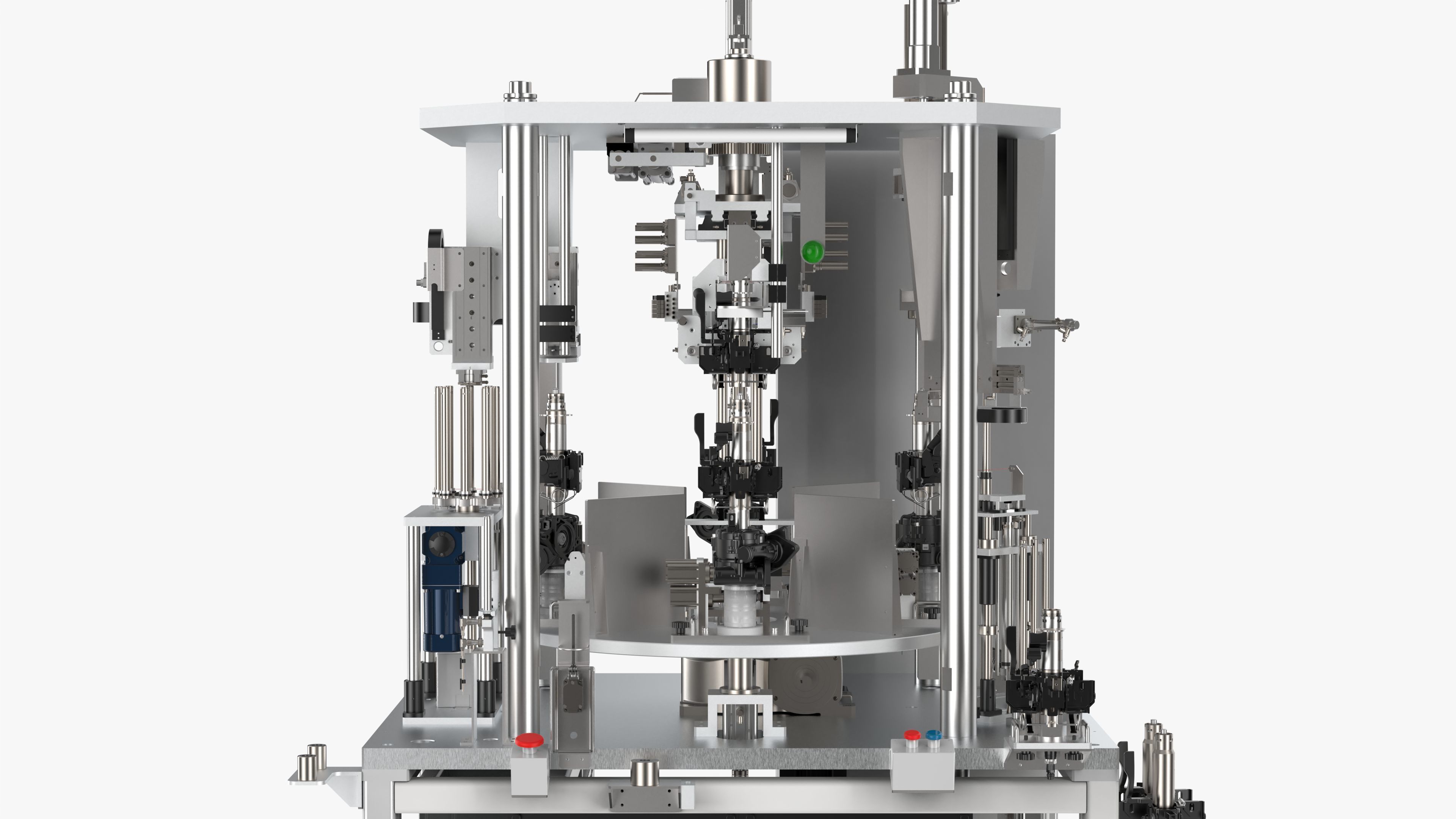 Automatic Press Fit Circlip Shaft Assembly Machine 3D model_25