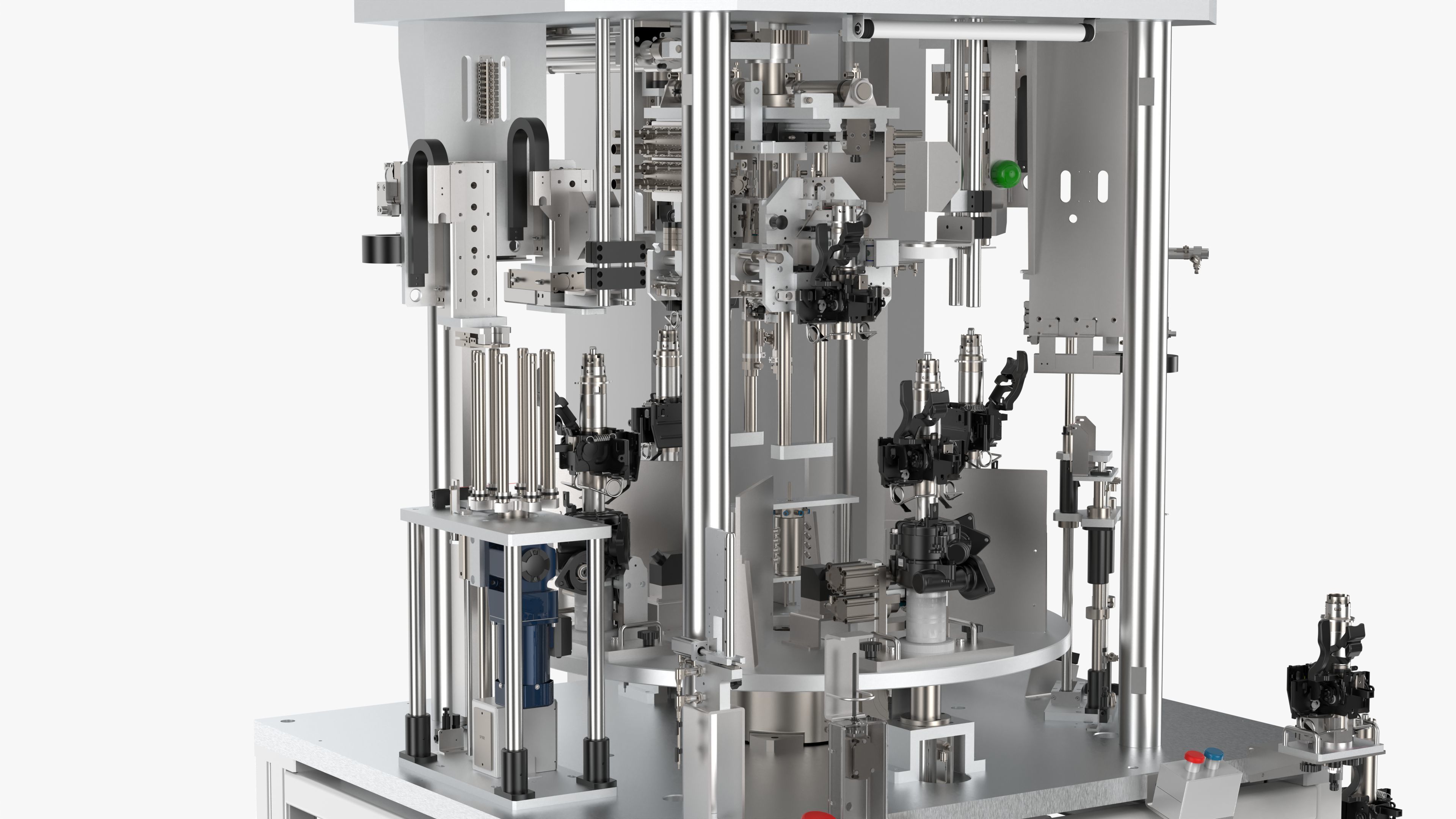 Automatic Press Fit Circlip Shaft Assembly Machine 3D model_22