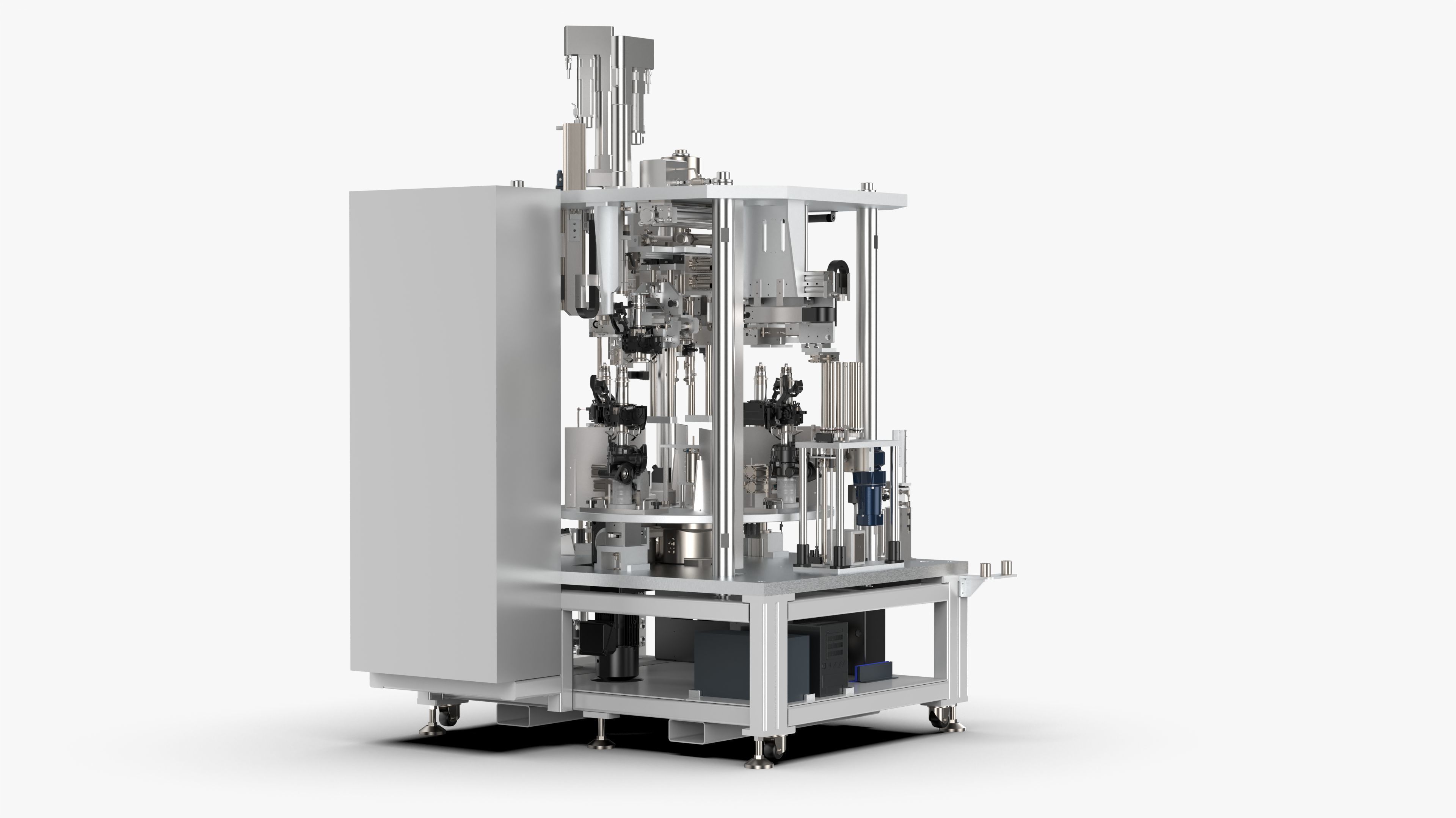 Automatic Press Fit Circlip Shaft Assembly Machine 3D model_34