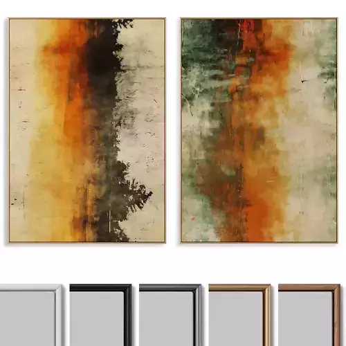 Abstract Painting Frame set 041