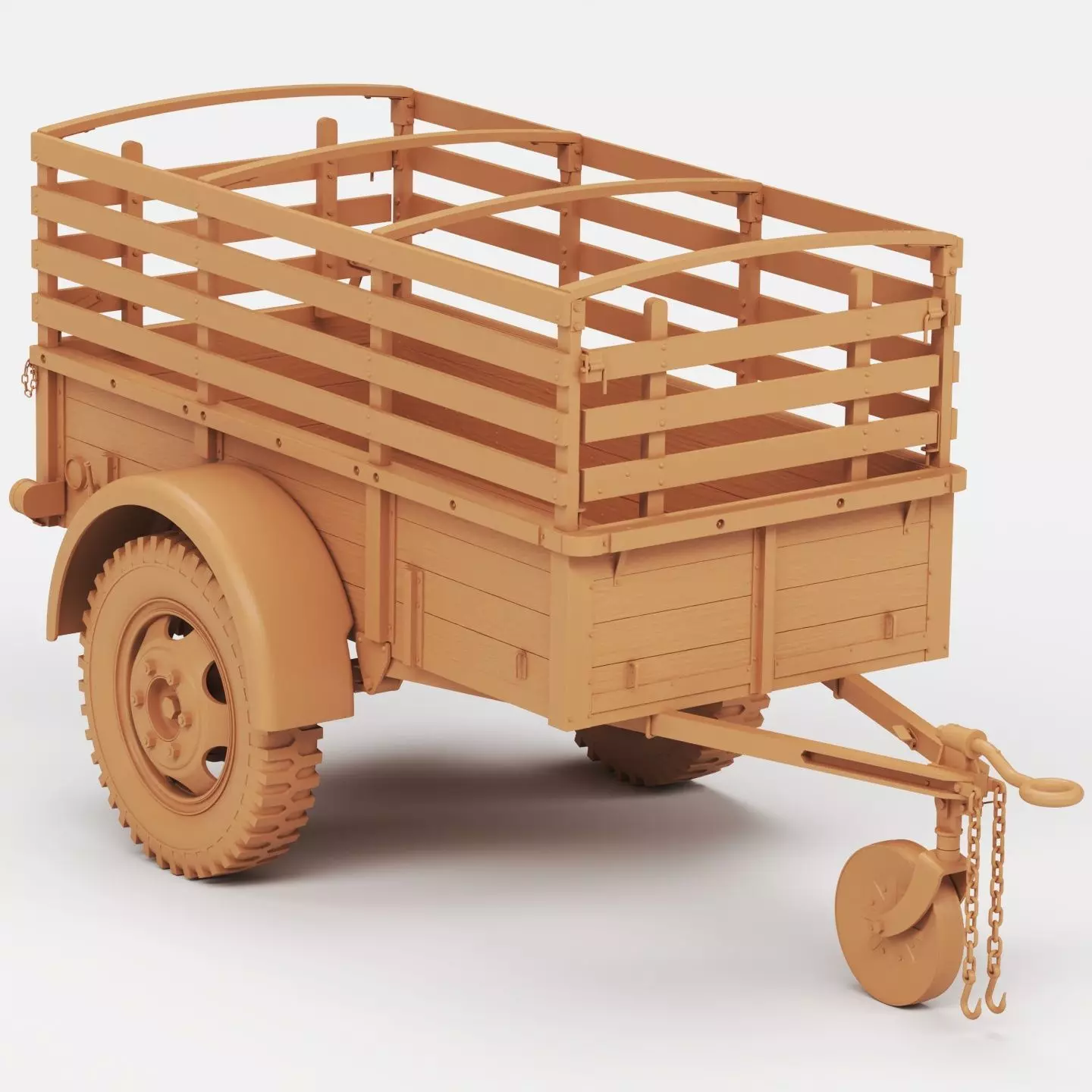 Ben Hur wooden trailer G 518 3D print model