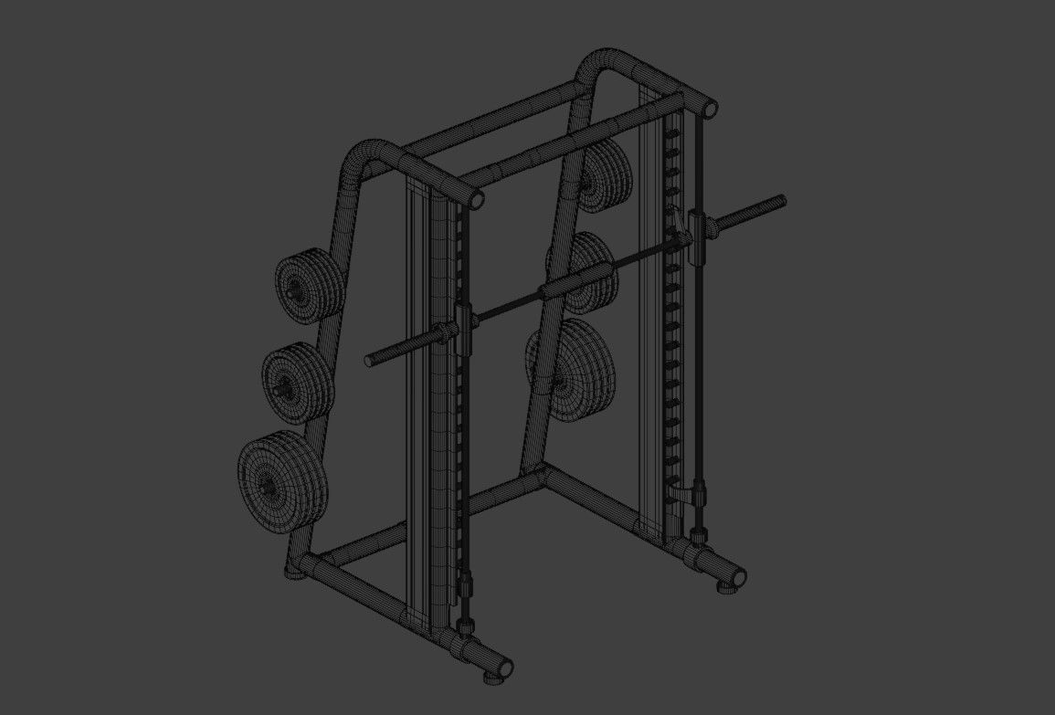 Smith Machine Low-poly 3D model_12