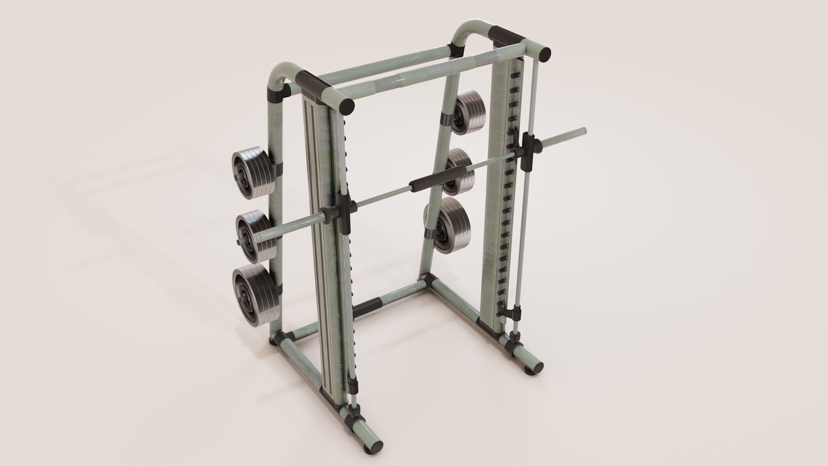 Smith Machine Low-poly 3D model_6