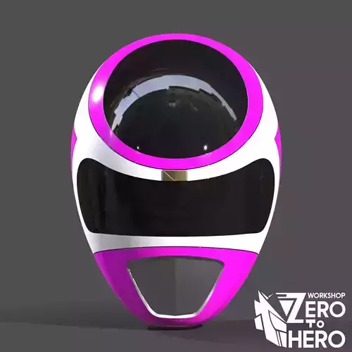 Power Ranger In Space Pink Helmet