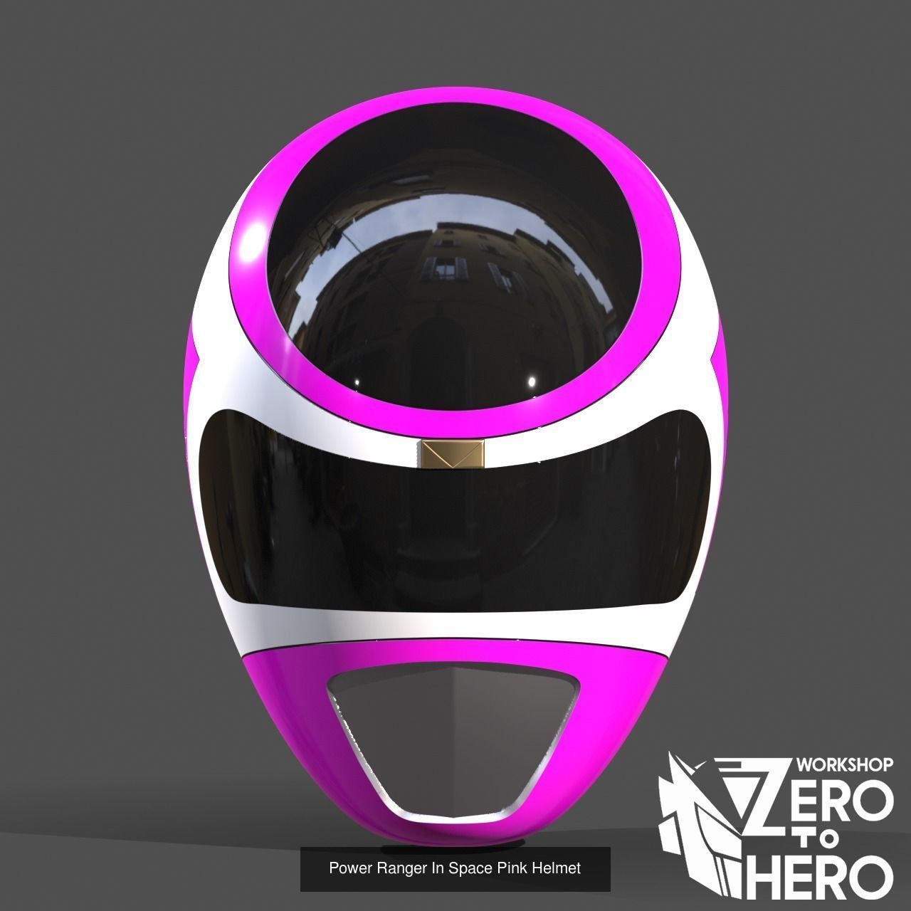 Combo of 5 Power Ranger In Space Helmet 3D Model Collection_7