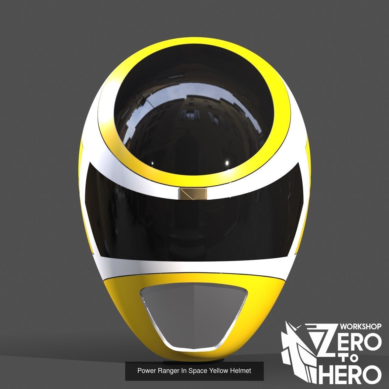 Combo of 5 Power Ranger In Space Helmet 3D Model Collection_9