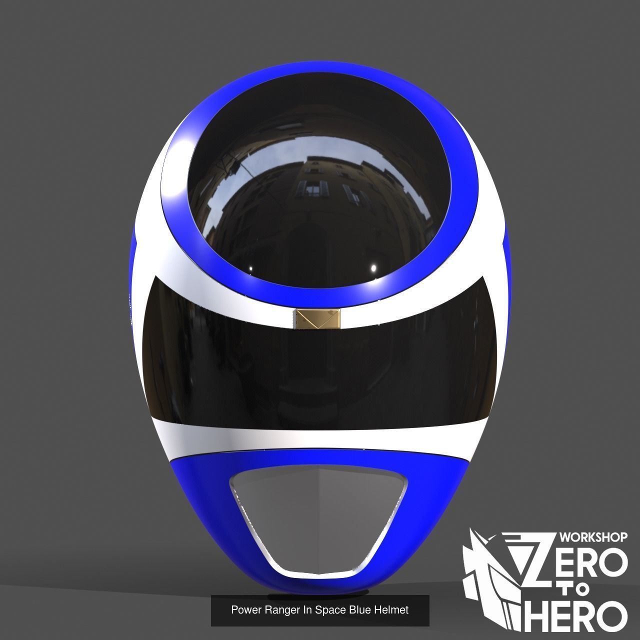 Combo of 5 Power Ranger In Space Helmet 3D Model Collection_5