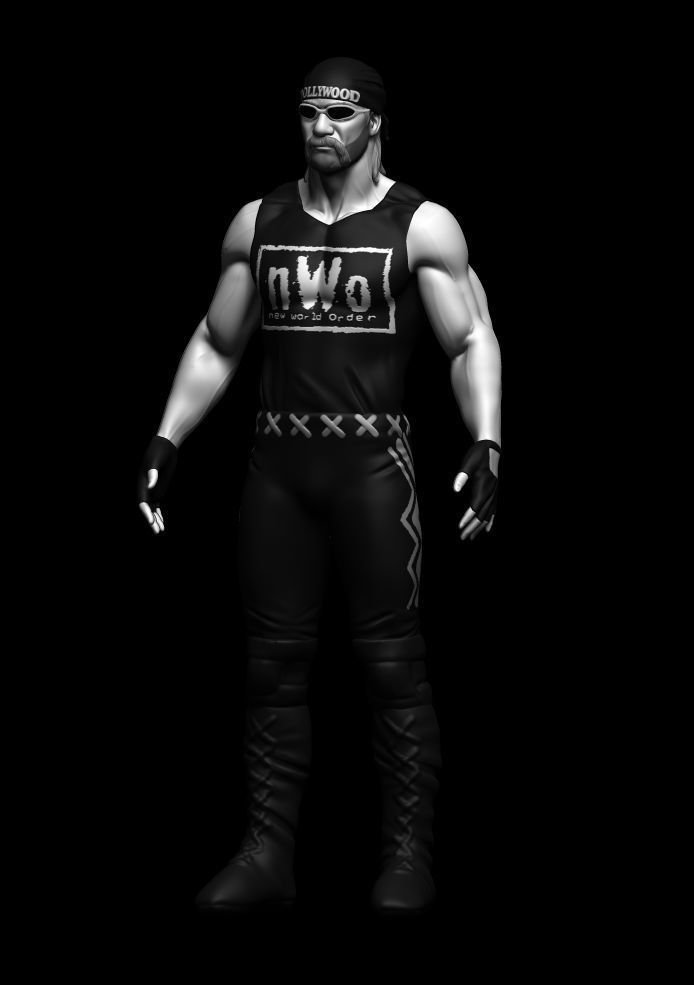 HULK HOGAN HOLLYWOOD 3D print model_1