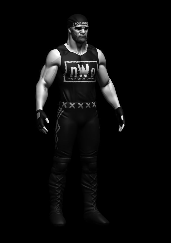 HULK HOGAN HOLLYWOOD 3D print model_2
