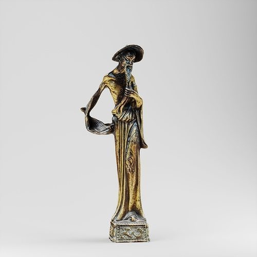 statue model Low-poly 3D model