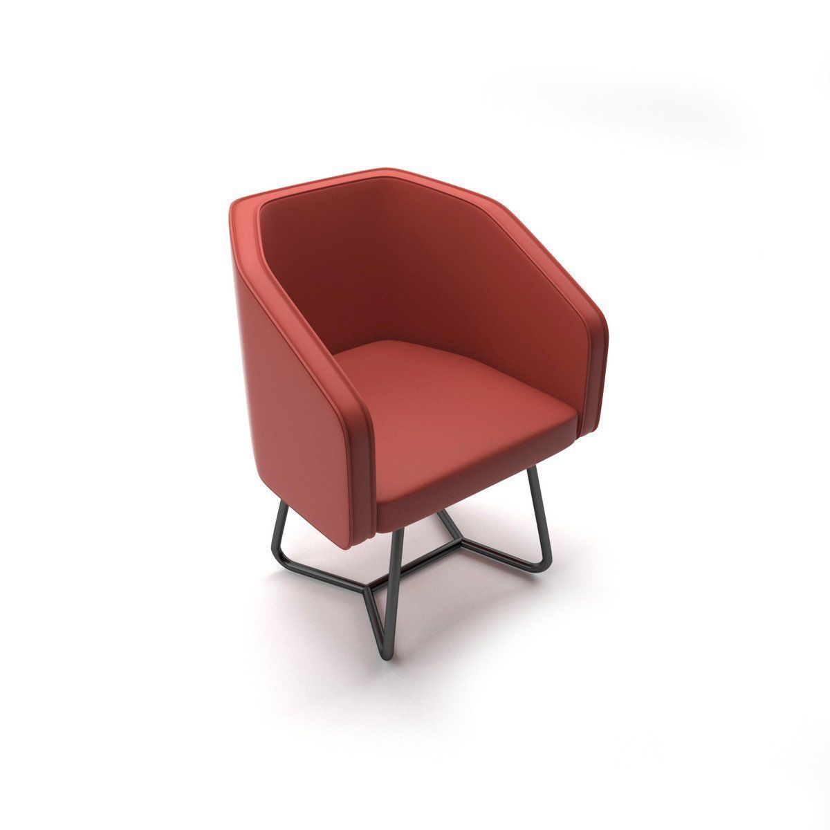 single  sofa  3D model_4