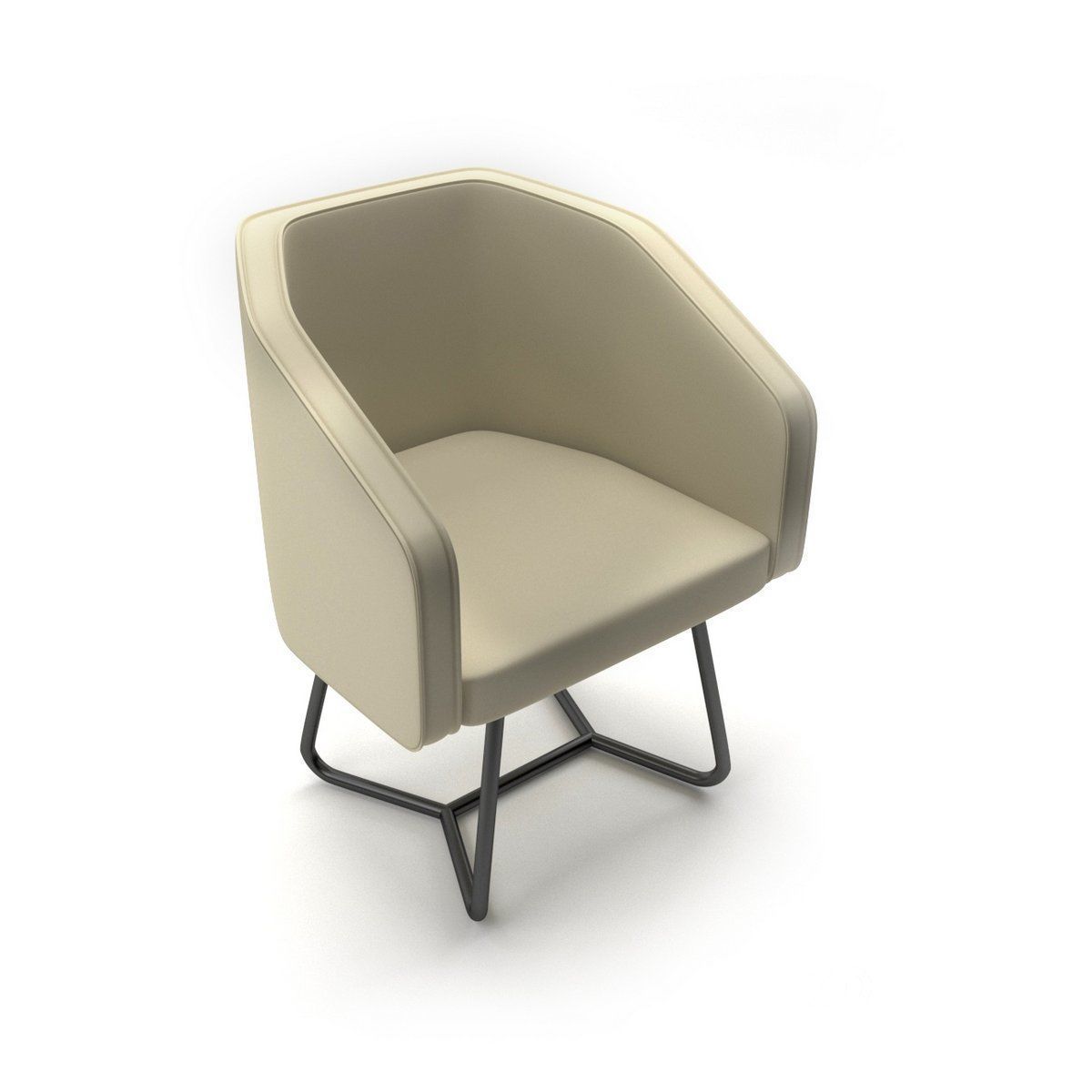 single  sofa  3D model_3