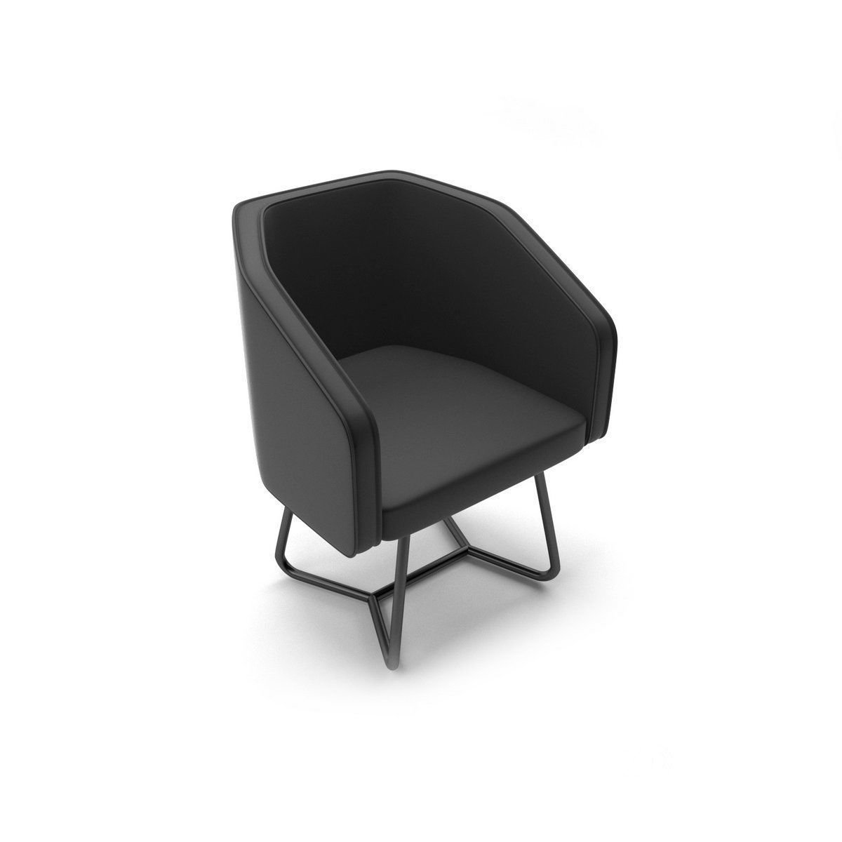 single  sofa  3D model_2