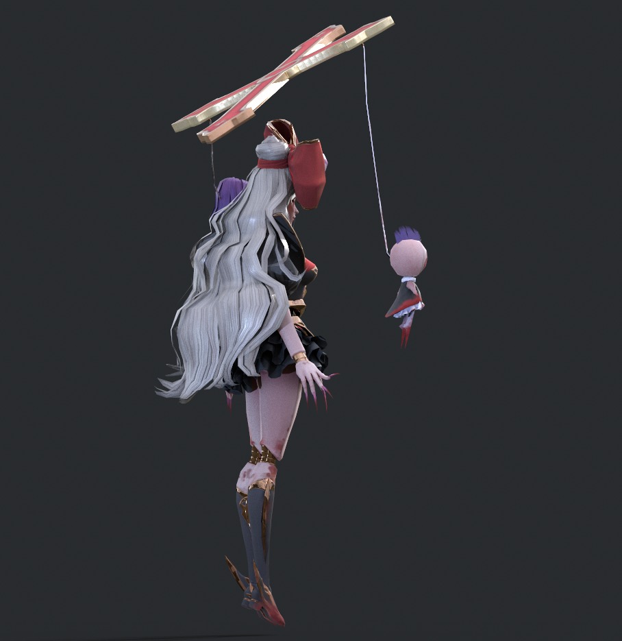 The Muppet Man Low-poly 3D model_7