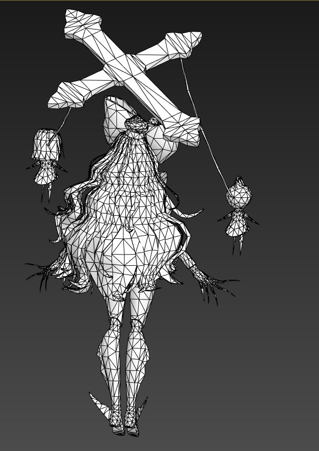 The Muppet Man Low-poly 3D model_10