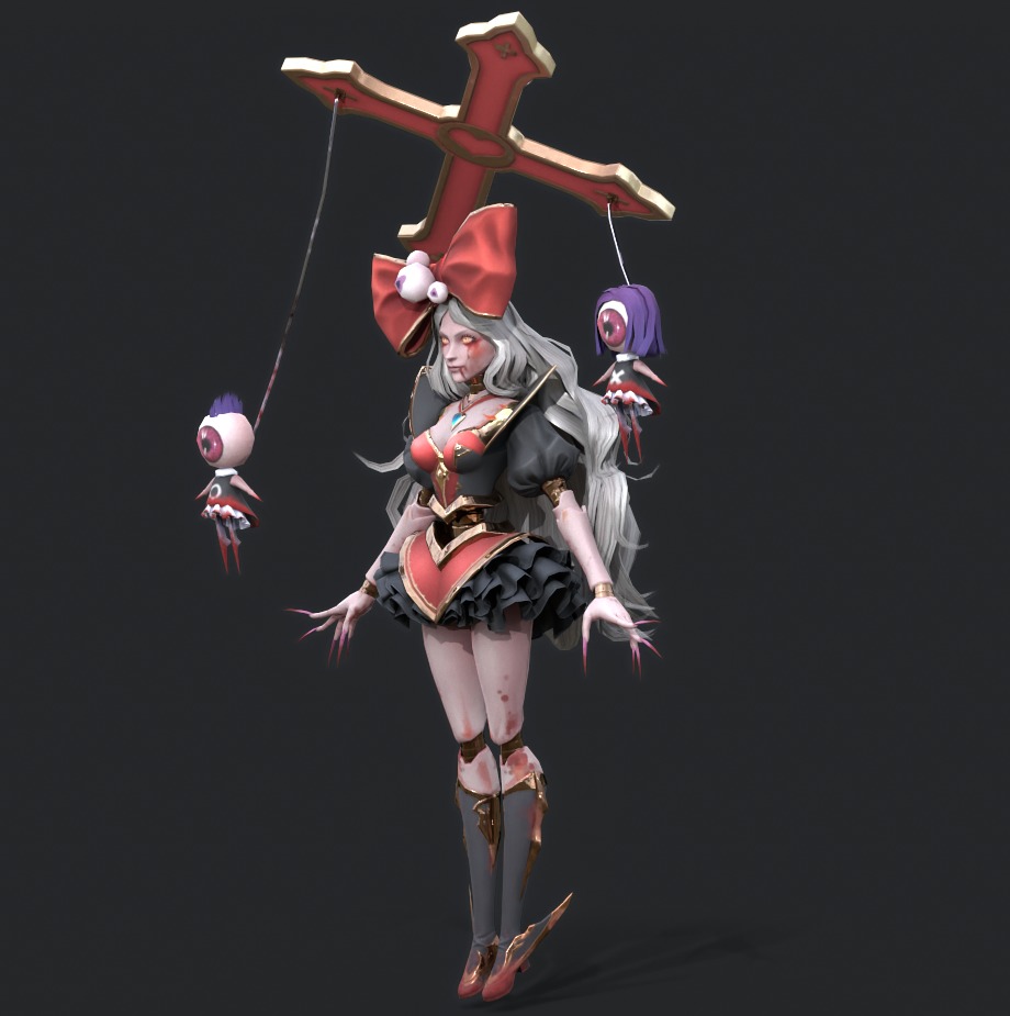 The Muppet Man Low-poly 3D model_4