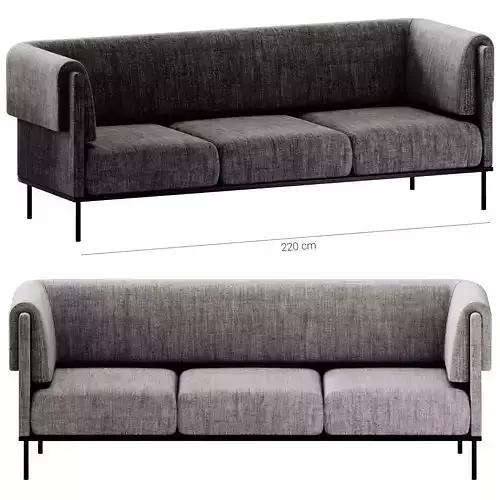 Ombra 3 seater Sofa by Adrenalina