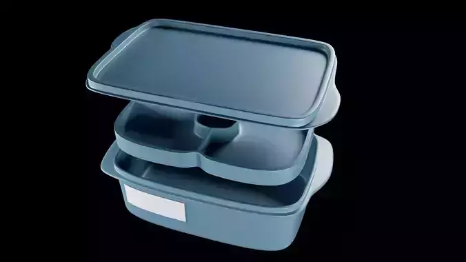 Lunch Box Model for Children 3D model