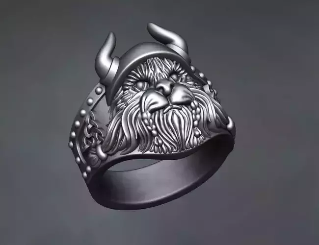 warrior cat ring for men