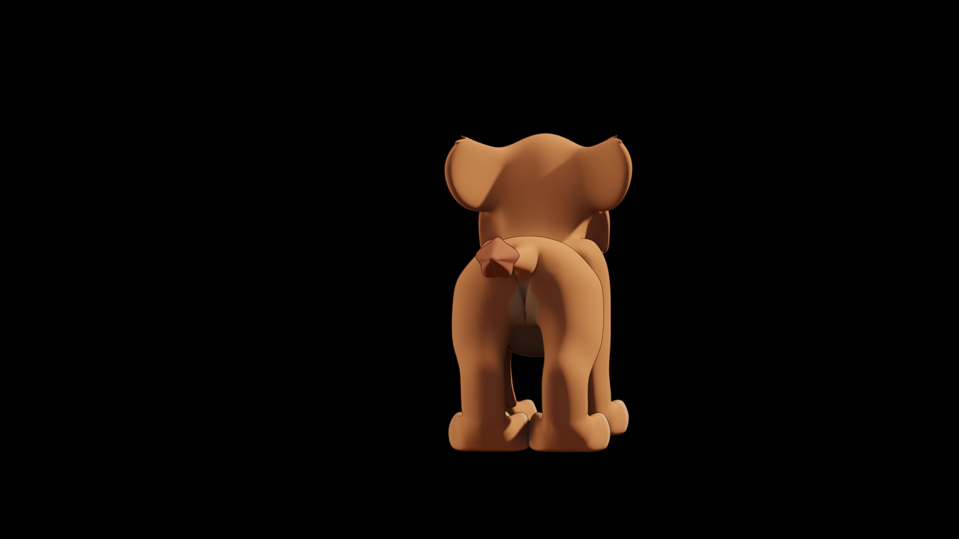 Vitani Lion Cub Low-poly 3D model_73